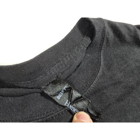 Lost Wandering Black Long Sleeve Rabbit Shirt Size Lg - Picture 2 of 5